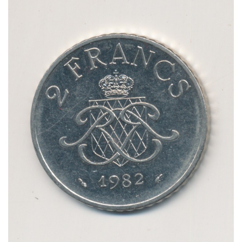 Monaco - 2 Francs 1982 - Rainier III 