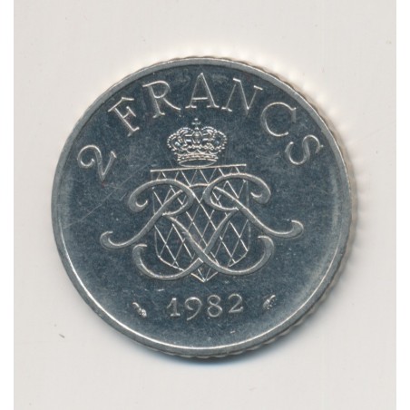 Monaco - 2 Francs 1982 - Rainier III 