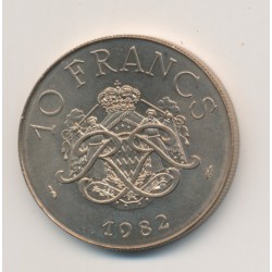 Monaco - 10 Francs 1982 - Rainier III  2