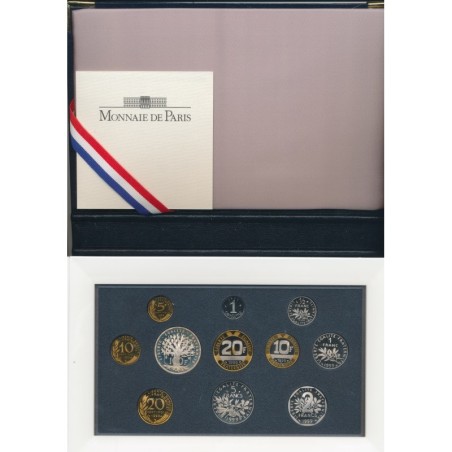 Coffret Belle Épreuve France - 1999 - en Francs