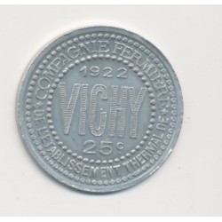 Vichy - 25 centimes - 1922 - alu