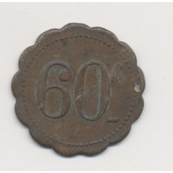 Vichy - 60 centimes - 1922 - nouveau casino 2