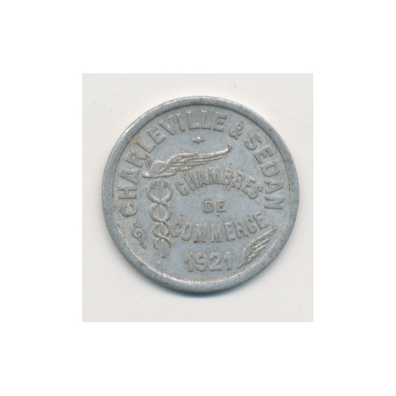 Charleville et Sedan - 10 centimes - 1921 - alu