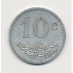 Charleville et Sedan - 10 centimes - 1921 - alu 2