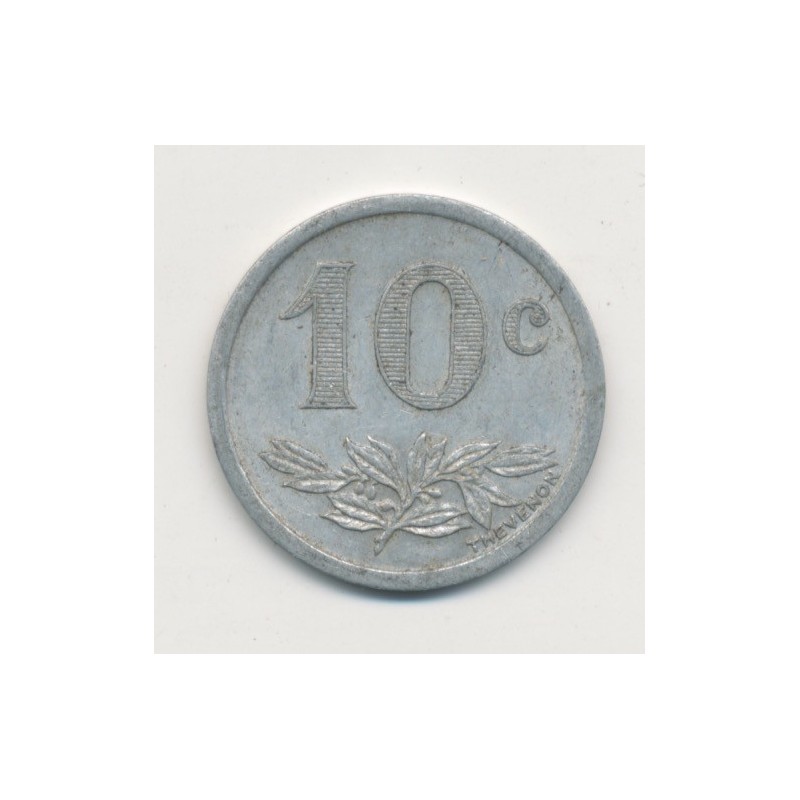 Charleville et Sedan - 10 centimes - 1921 - alu
