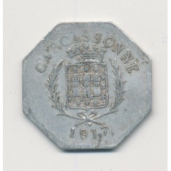 Carcassonne - 25 centimes 1917 - union des commerçants - alu 2