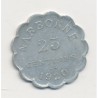 Narbonne - 25 centimes - 1920 - alu