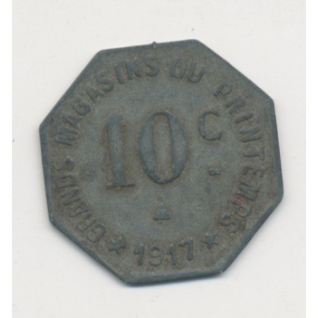 Narbonne - 10 centimes - 1917 - zinc