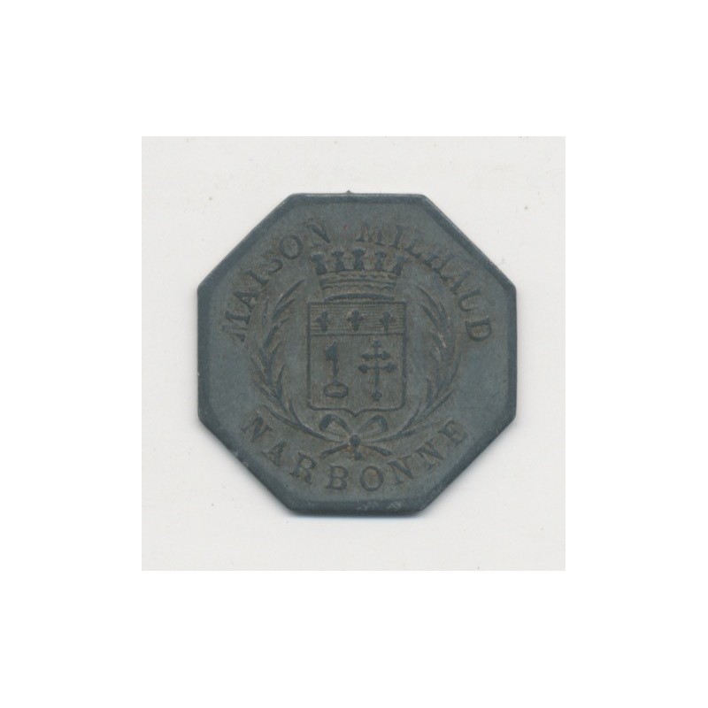Narbonne - 10 centimes - 1917 - zinc