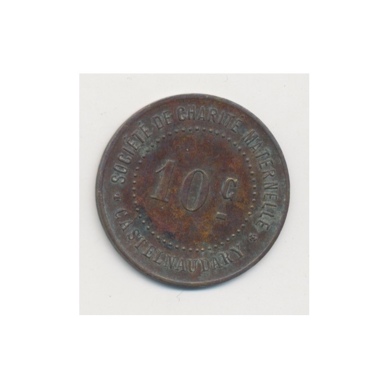 Castelnaudary - 10 centimes ND - société de charité maternelle