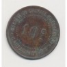 Castelnaudary - 10 centimes ND - société de charité maternelle