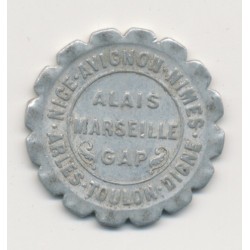 Région provencale - 10 centimes 1921 - chambre de commerce - alu 2