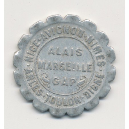 Région provencale - 10 centimes 1921 - chambre de commerce - alu