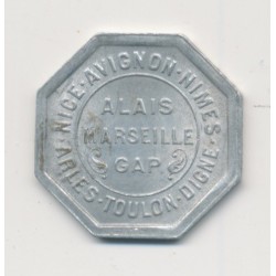 Région provencale - 25 centimes 1921 - chambre de commerce - alu 2