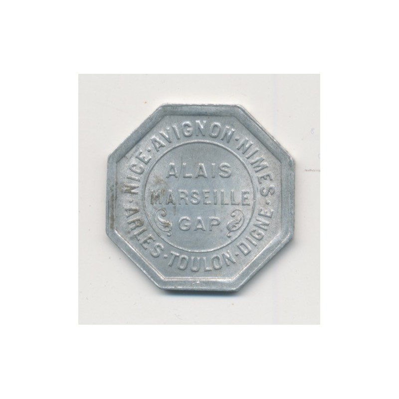 Région provencale - 25 centimes 1921 - chambre de commerce - alu