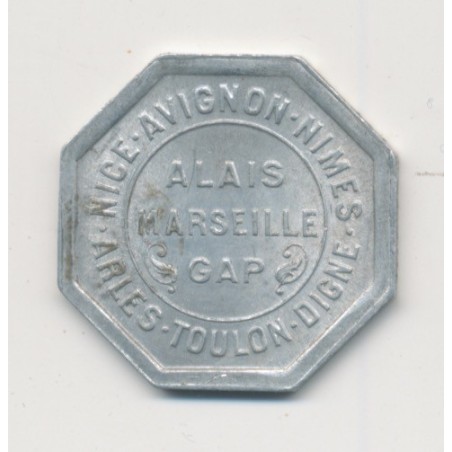 Région provencale - 25 centimes 1921 - chambre de commerce - alu