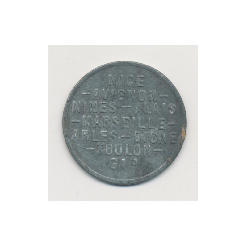 Région provencale - 5 centimes 1918 - chambre de commerce - zinc