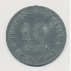 Région provencale - 10 centimes ND - chambre de commerce - zinc