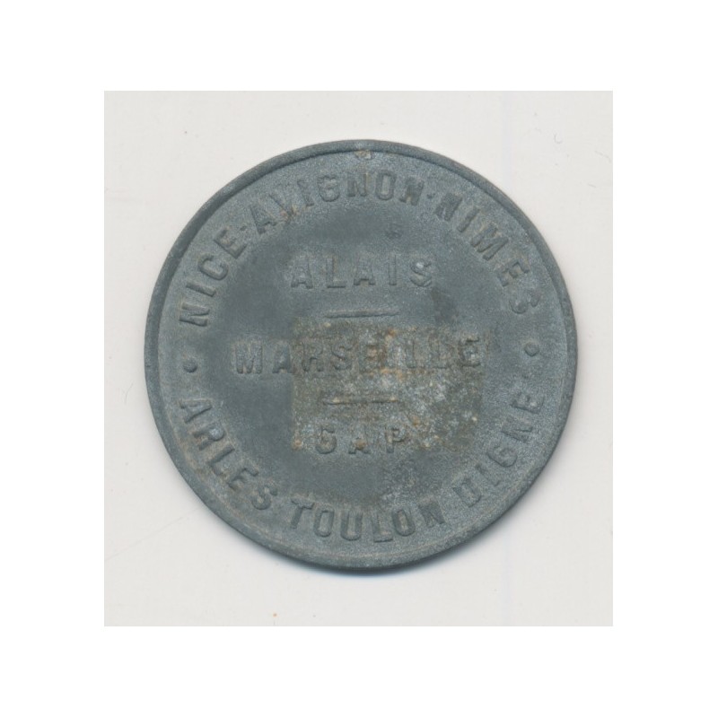 Région provencale - 10 centimes ND - chambre de commerce - zinc