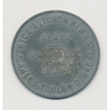 Région provencale - 10 centimes ND - chambre de commerce - zinc