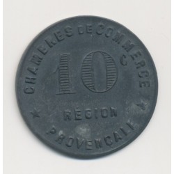Région provencale - 10 centimes ND - chambre de commerce - zinc