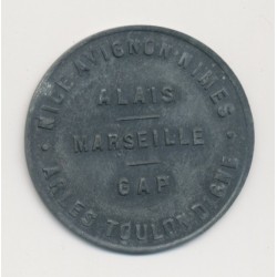 Région provencale - 10 centimes ND - chambre de commerce - zinc 2
