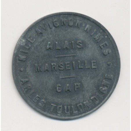 Région provencale - 10 centimes ND - chambre de commerce - zinc