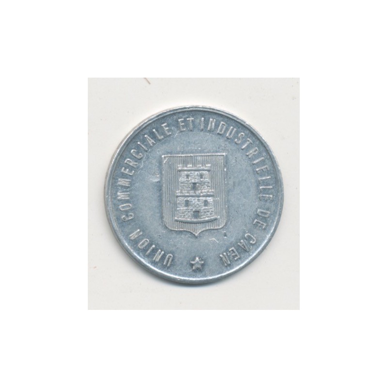 Caen - 10 centimes 1921 - union commerciale - alu