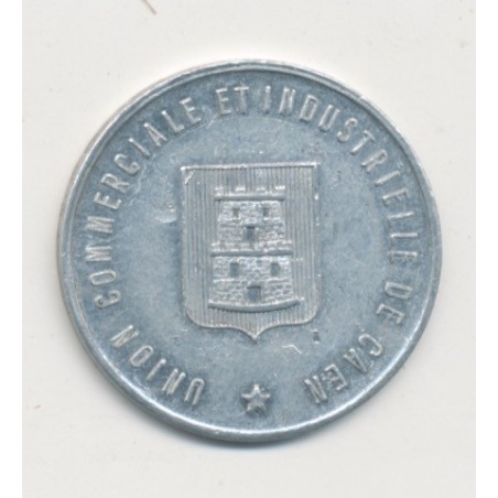 Caen - 10 centimes 1921 - union commerciale - alu