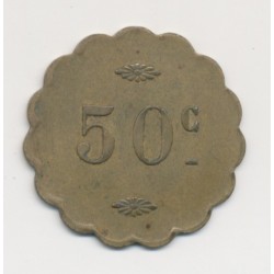 Rochefort - 50 centimes ND - café Gambetta - laiton 2