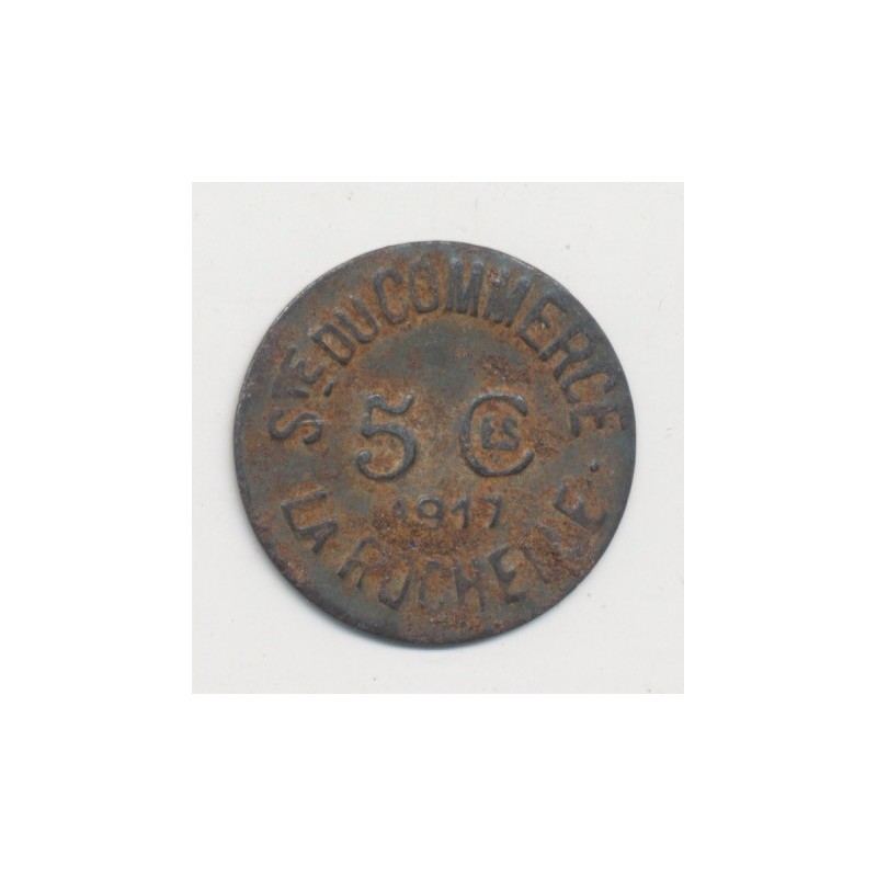 La Rochelle - 5 centimes 1917 - société du commerce - fer