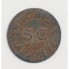 La Rochelle - 5 centimes 1917 - société du commerce - fer