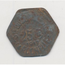 La Rochelle - 25 centimes 1917 - société du commerce - fer