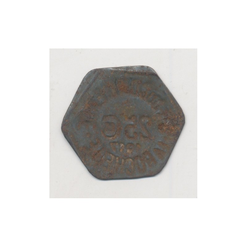 La Rochelle - 25 centimes 1917 - société du commerce - fer