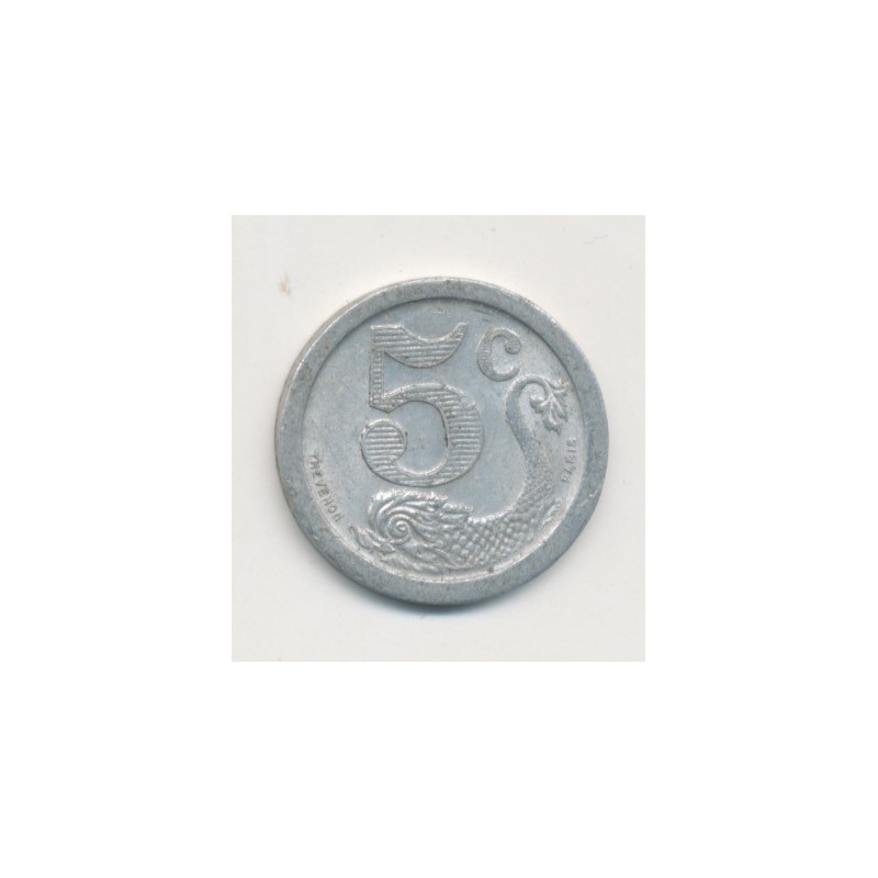 La Rochelle - 5 centimes 1922 - chambre de commerce - alu