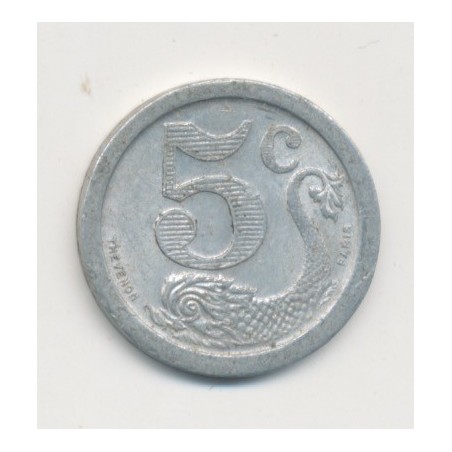 La Rochelle - 5 centimes 1922 - chambre de commerce - alu