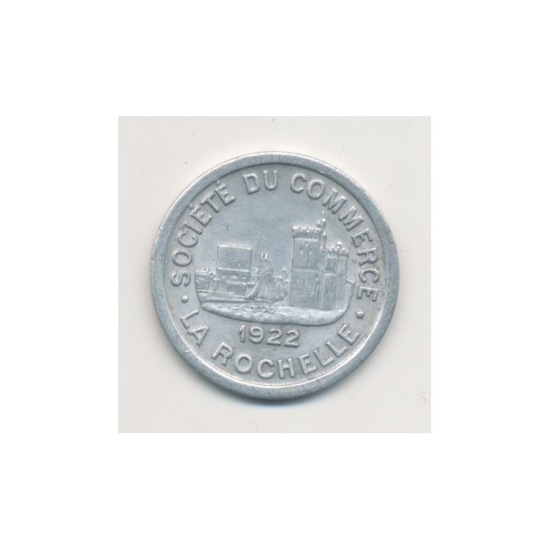 La Rochelle - 10 centimes 1922 - chambre de commerce - alu