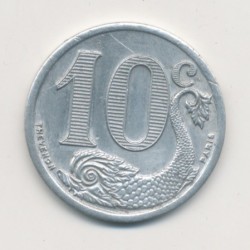 La Rochelle - 10 centimes 1922 - chambre de commerce - alu 2