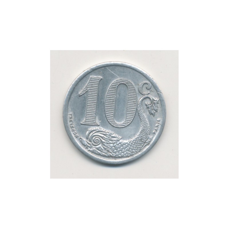 La Rochelle - 10 centimes 1922 - chambre de commerce - alu