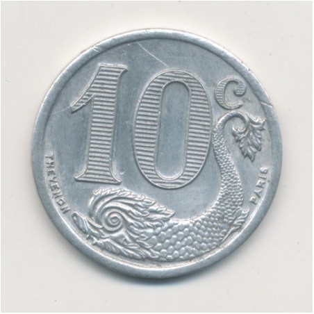 La Rochelle - 10 centimes 1922 - chambre de commerce - alu
