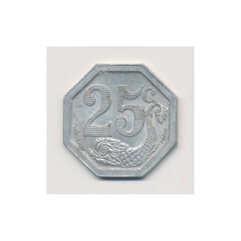 La Rochelle - 25 centimes 1922 - chambre de commerce - alu