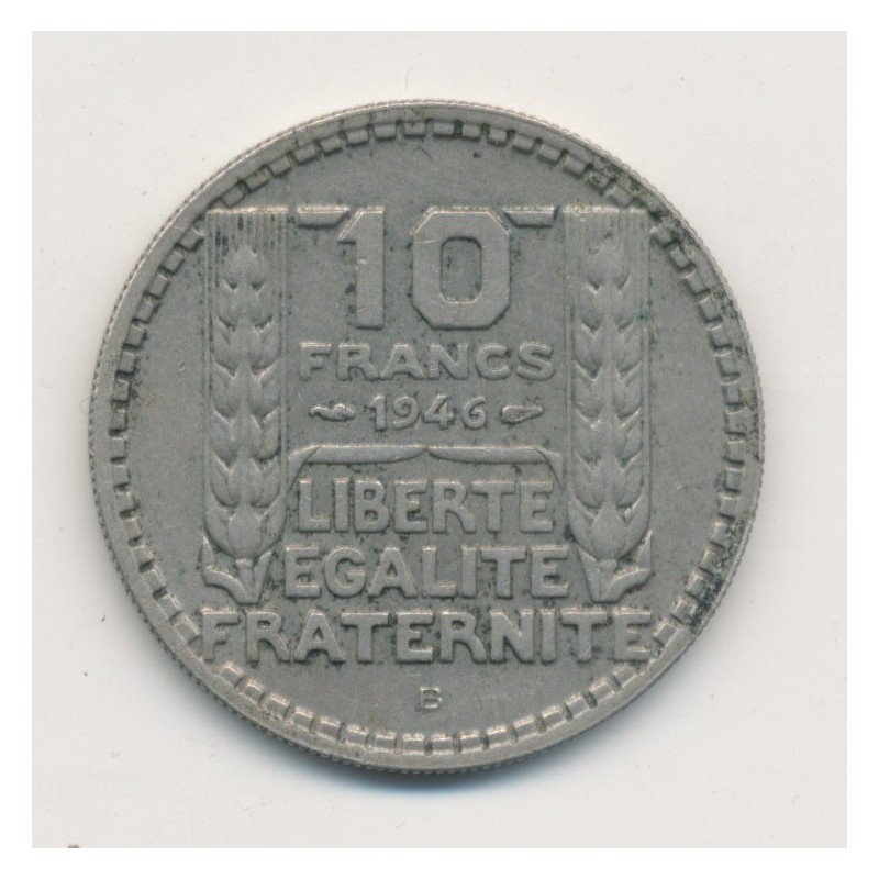 10 Francs Turin - 1946 B - rameaux longs