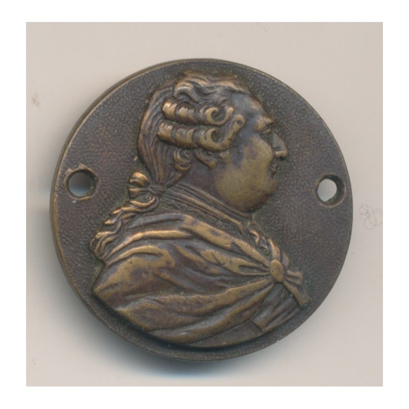 Médaillon - Louis XVIII - bronze