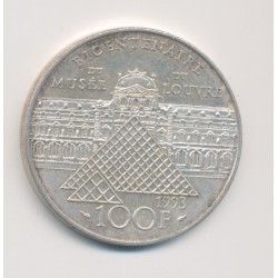 100 Francs La liberté guidant le peuple - 1993 - argent 2