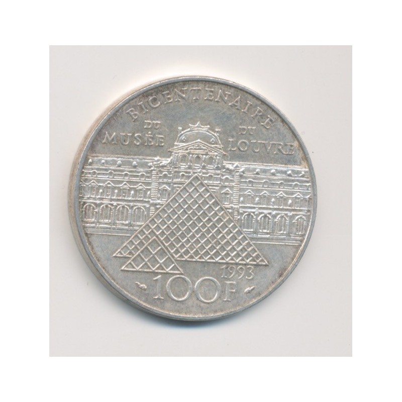 100 Francs La liberté guidant le peuple - 1993 - argent