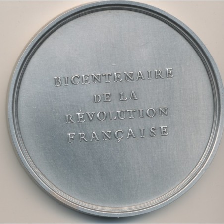 Médaille - Fête de la fédération - 14 juillet 1790 - Bicentenaire de la révolution Française