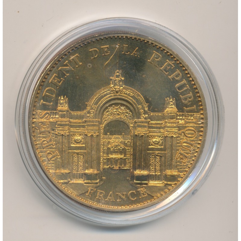 Médaille - François mitterand - 1982 - bronze