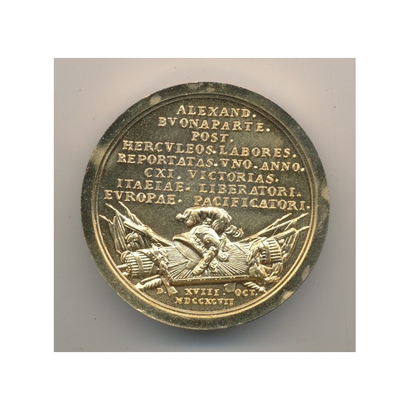 Médaille - Alexandre Bonaparte Victoires - refrappe - Collection Napoléon Empereur - bronze