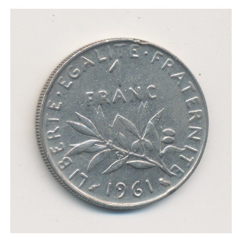 1 Franc Semeuse - 1961 - nickel
