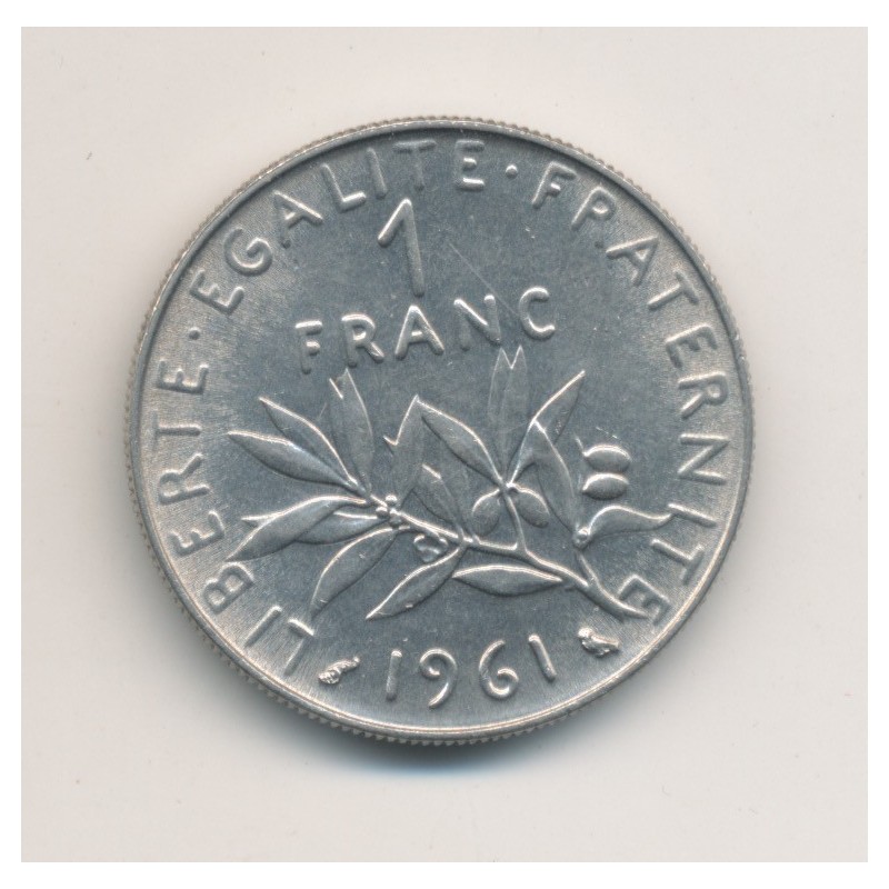 1 Franc Semeuse - 1961 - nickel